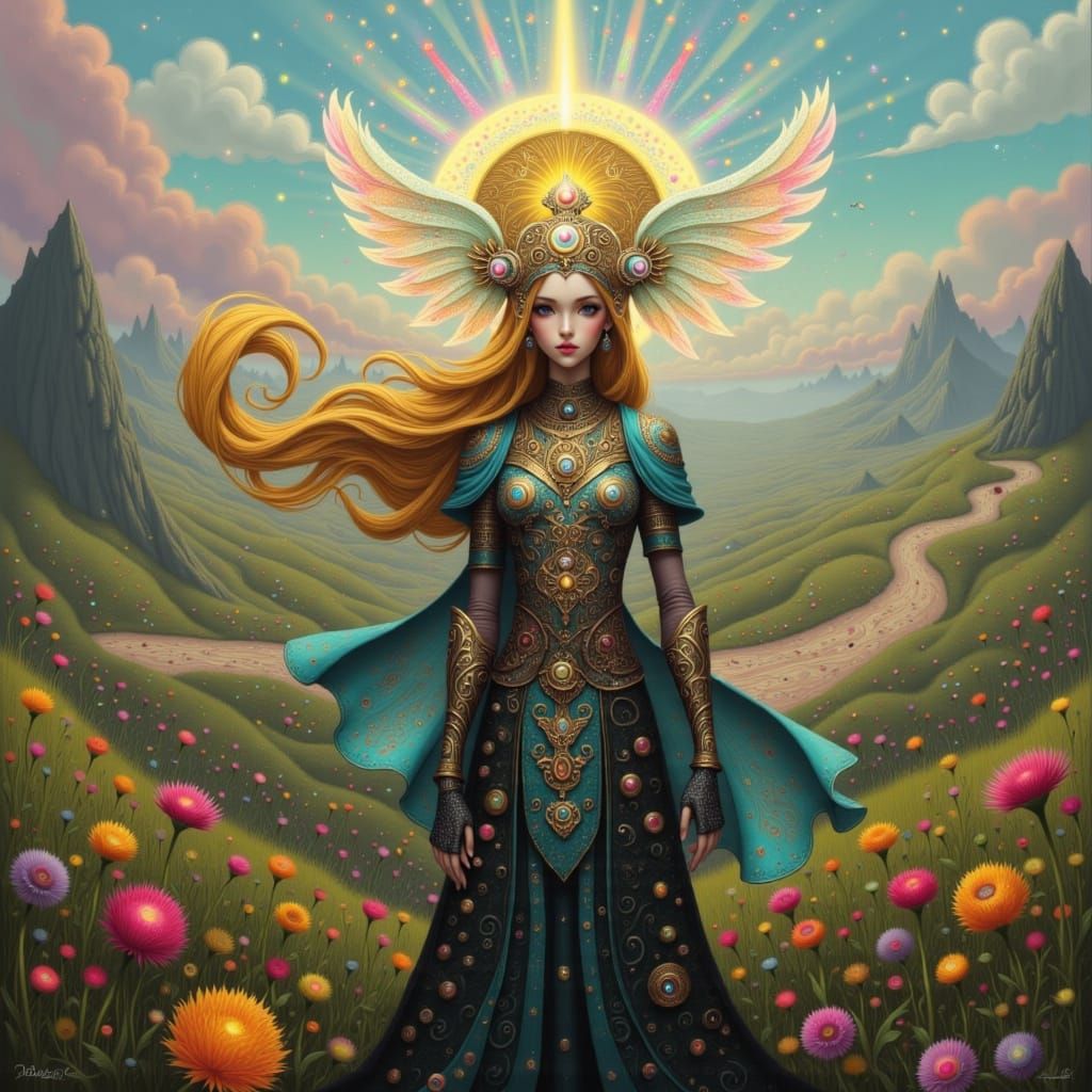 Freyja in Fólkvangr: Goddess of Love and War