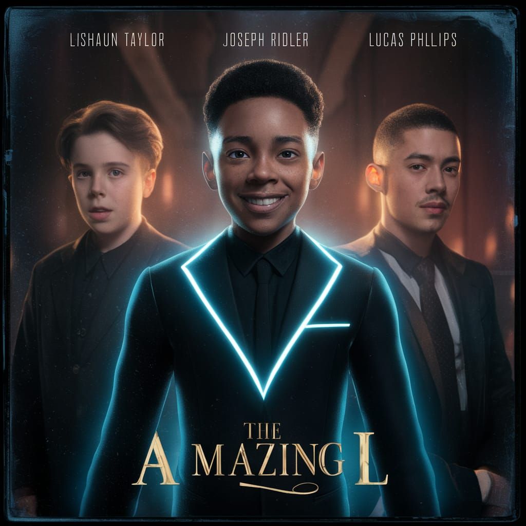 The Amazing L: Cinematic Film Still of Confident Boy