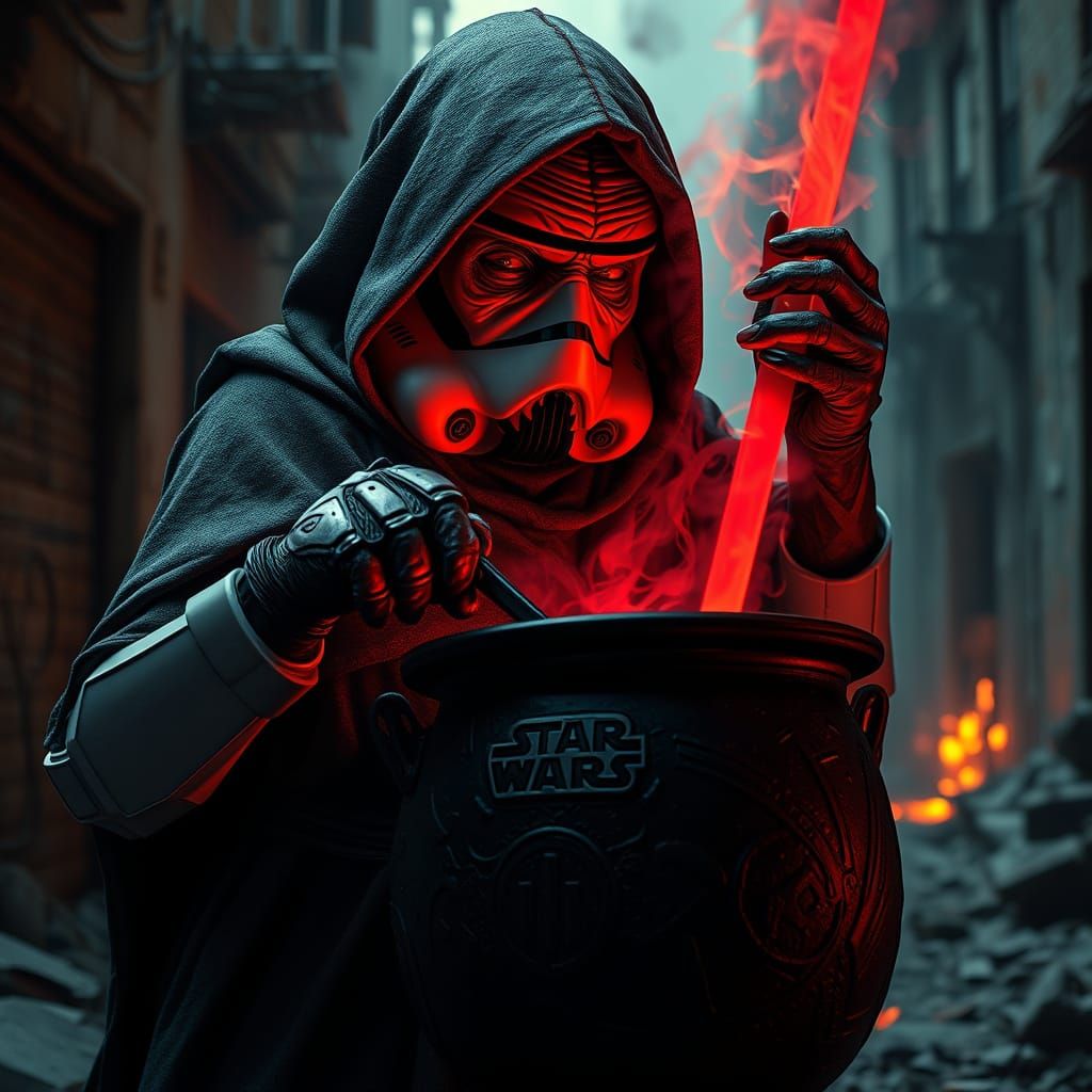 Malevolent Mage Stormtrooper Stirring Cauldron