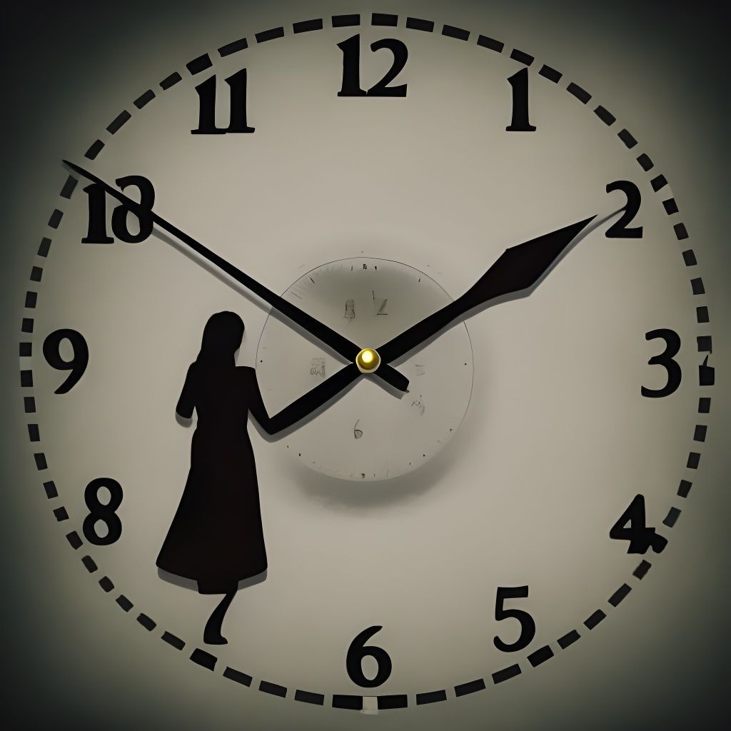 Woman Lost on the Wings of Time