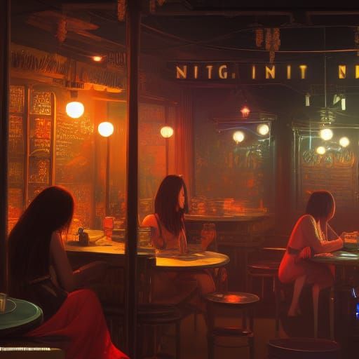 Fantastical Asian Women in Detailed Matte Painting