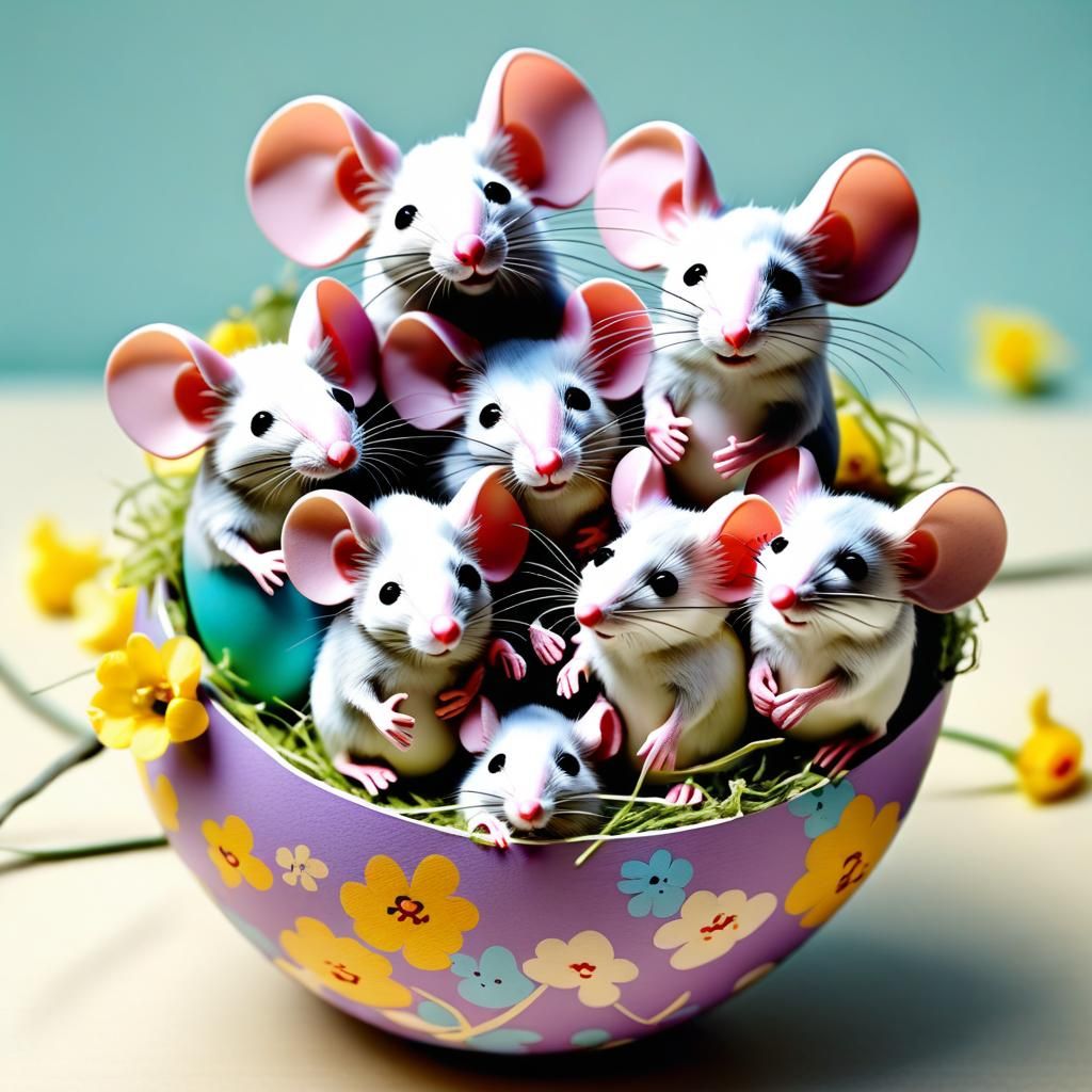 Easter mice.