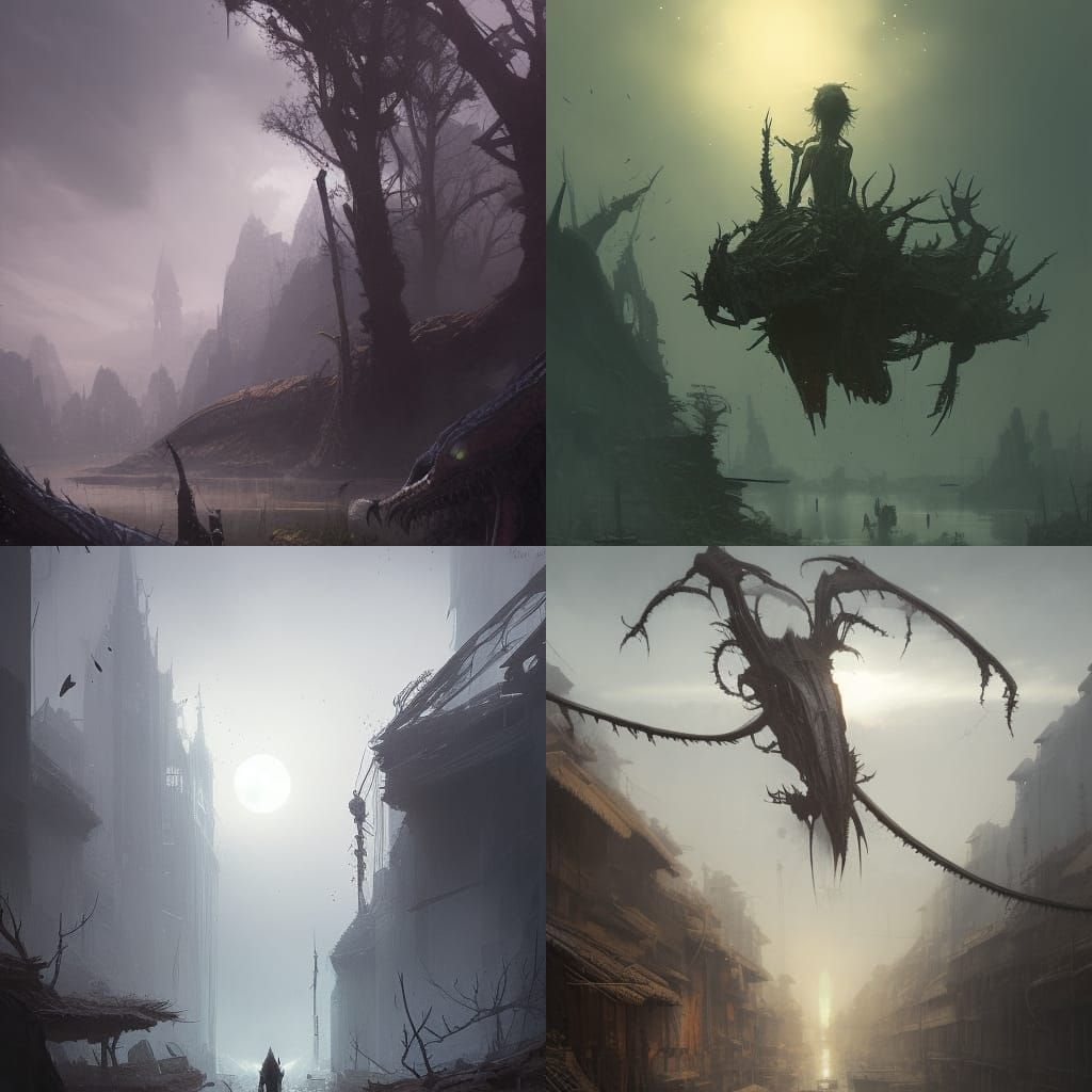 Alien Countryside: Hyperdetailed Cinematic Landscape Photogr...