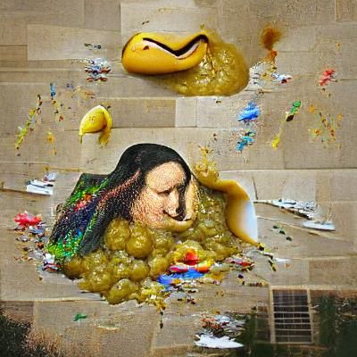 Mona Lisa Altered by AI Image Generator