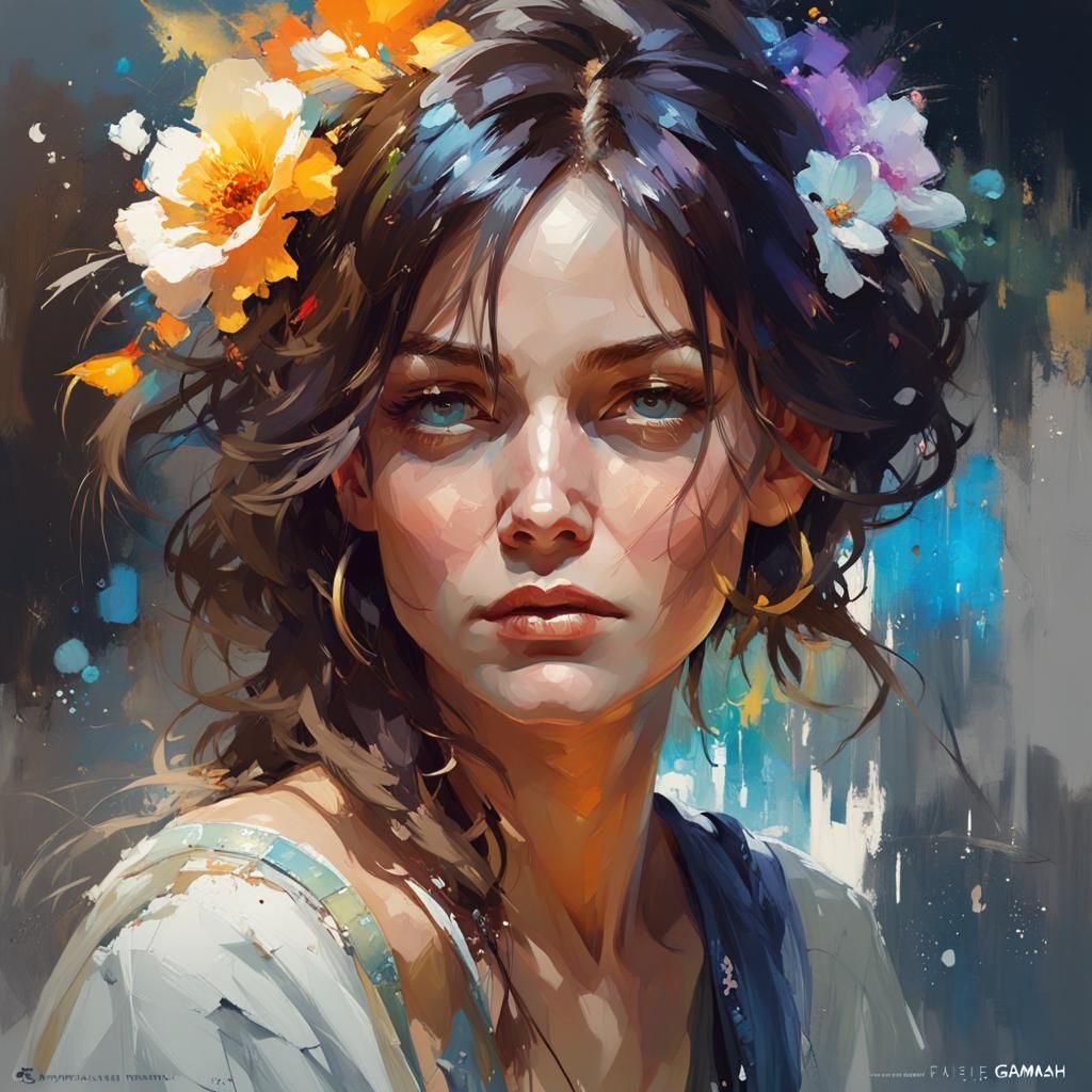 Detailed Portrait with Dynamic Lighting