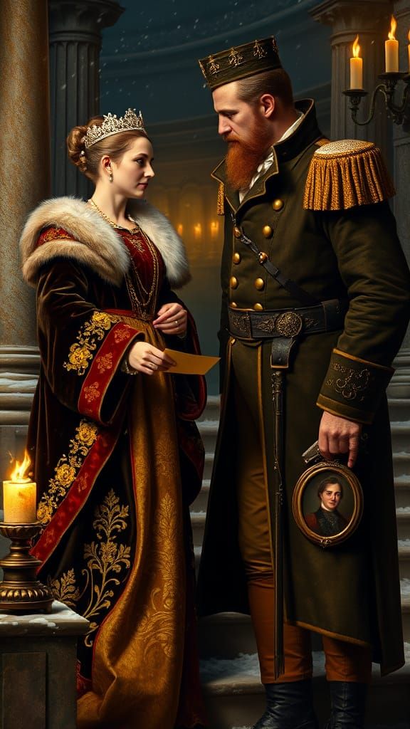 Elegant Russian Monarch Exchanges Intimate Letter in Frozen ...
