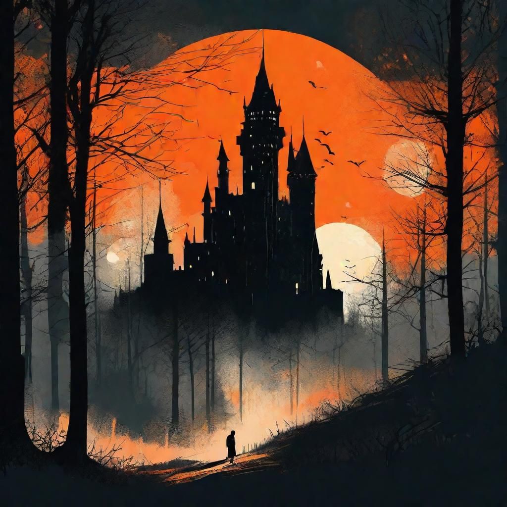 Mysterious Castle in Transylvanian Forest: Constructivist Ar...