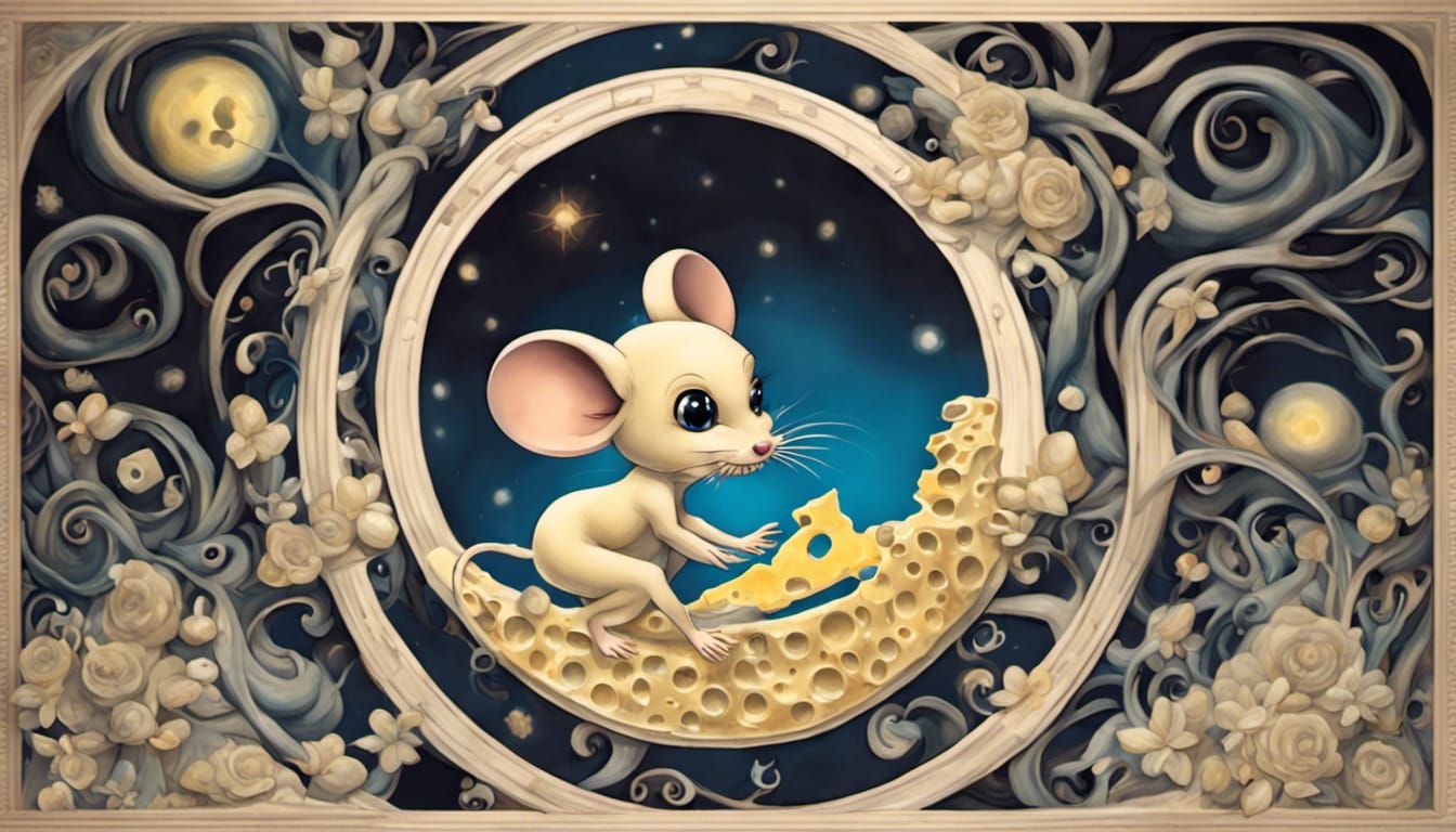 Making of the Moon, using Cheese