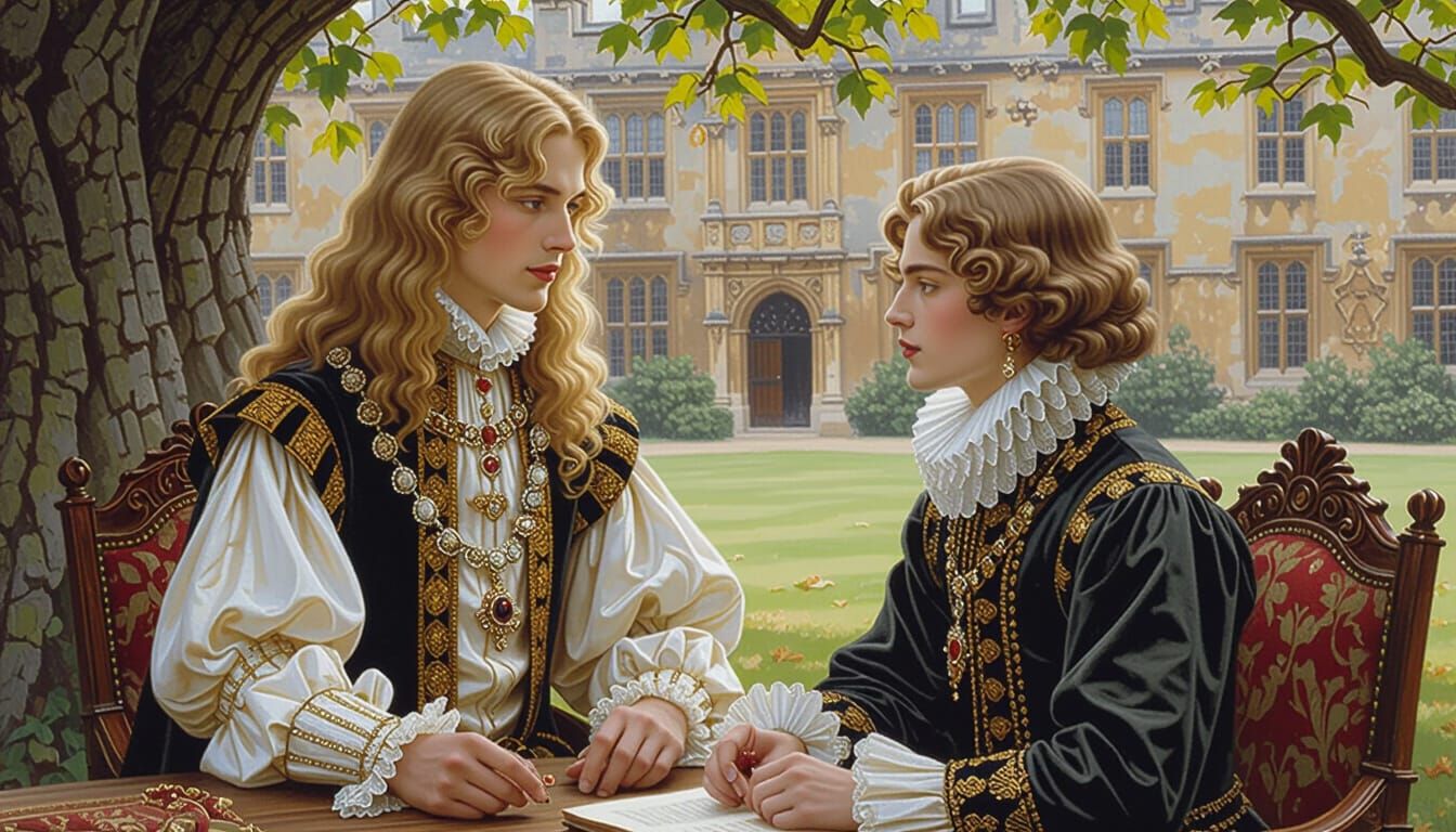 Clandestine Rendezvous at Cambridge: A Renaissance Painting