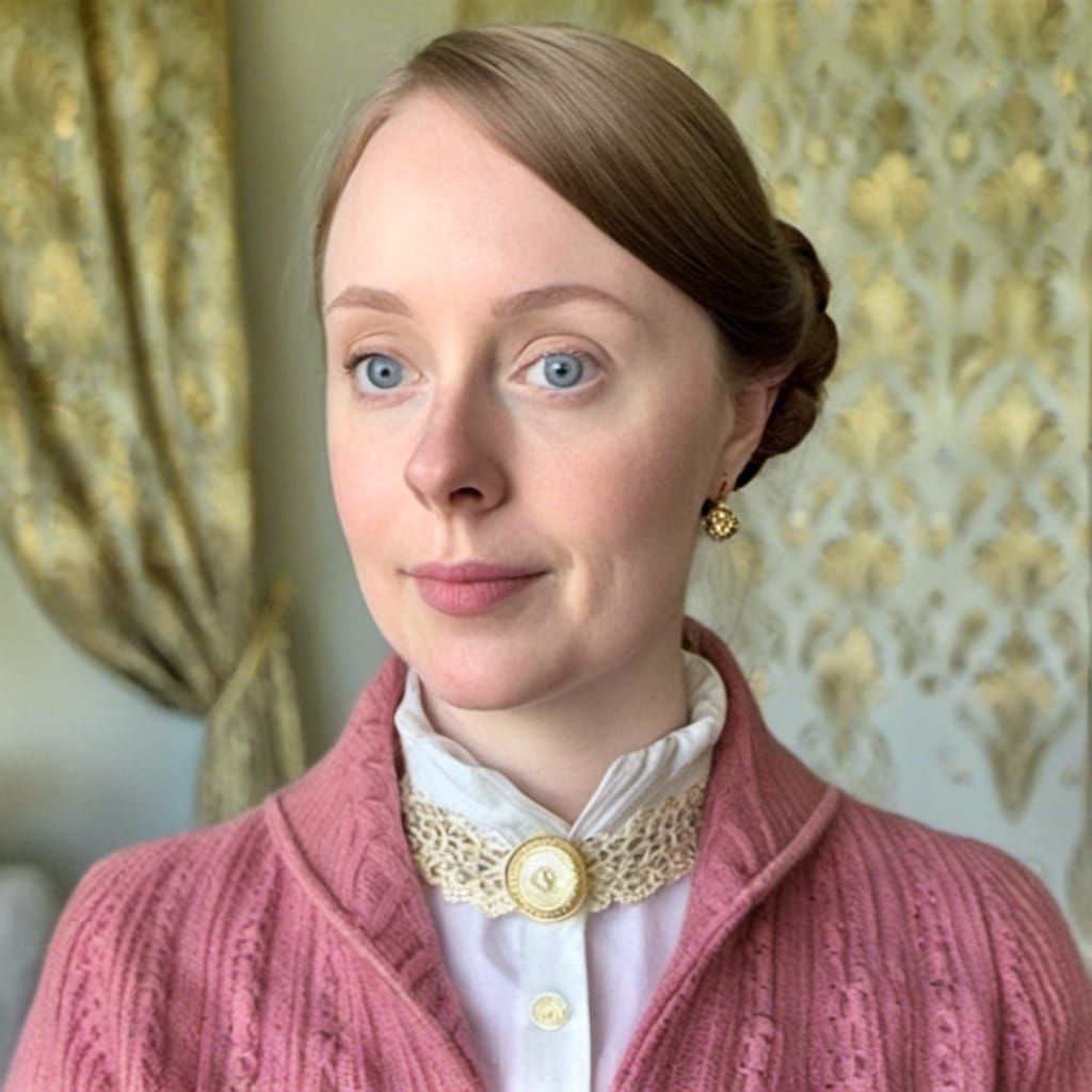 Trans Woman Siobhan as Victorian Lady