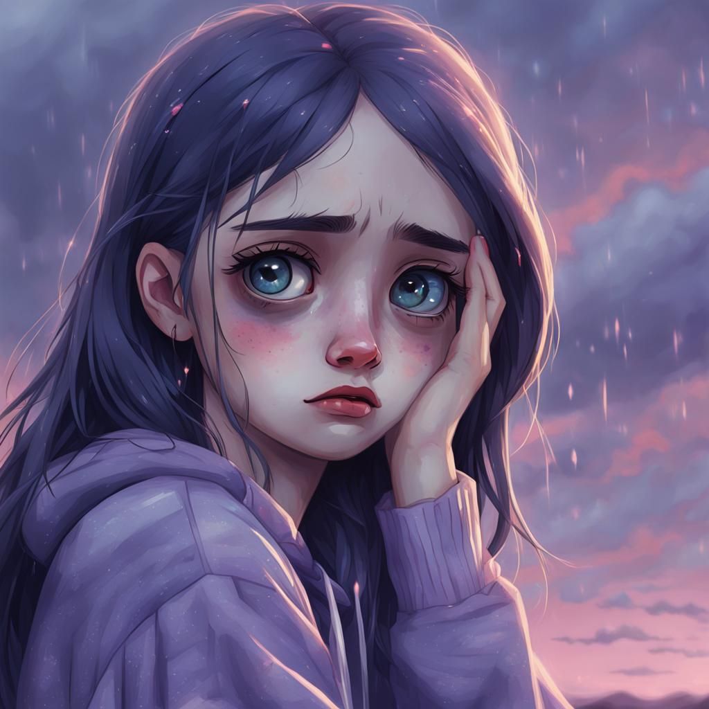 Sad Girl Portrait