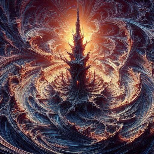 Chaos Rift Spire: Dark Fantasy Concept Art