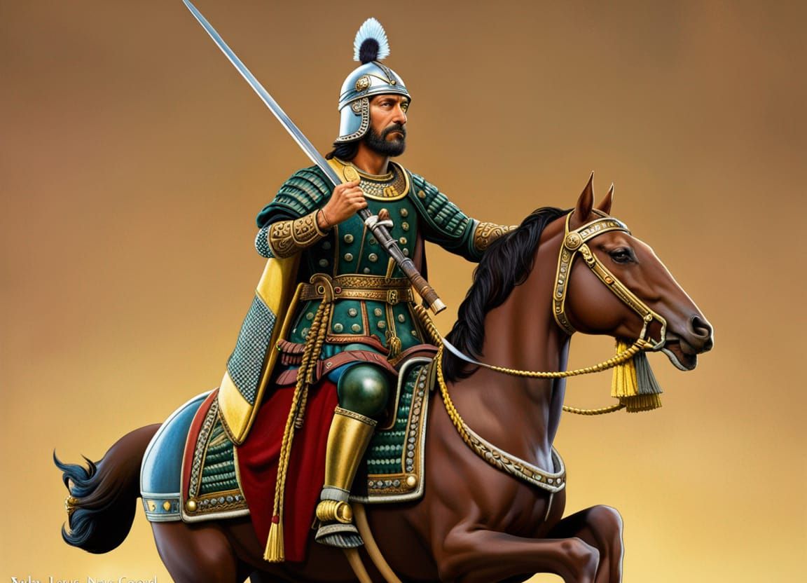 Scythian Noble Warlord on Horseback, 700 B.C.