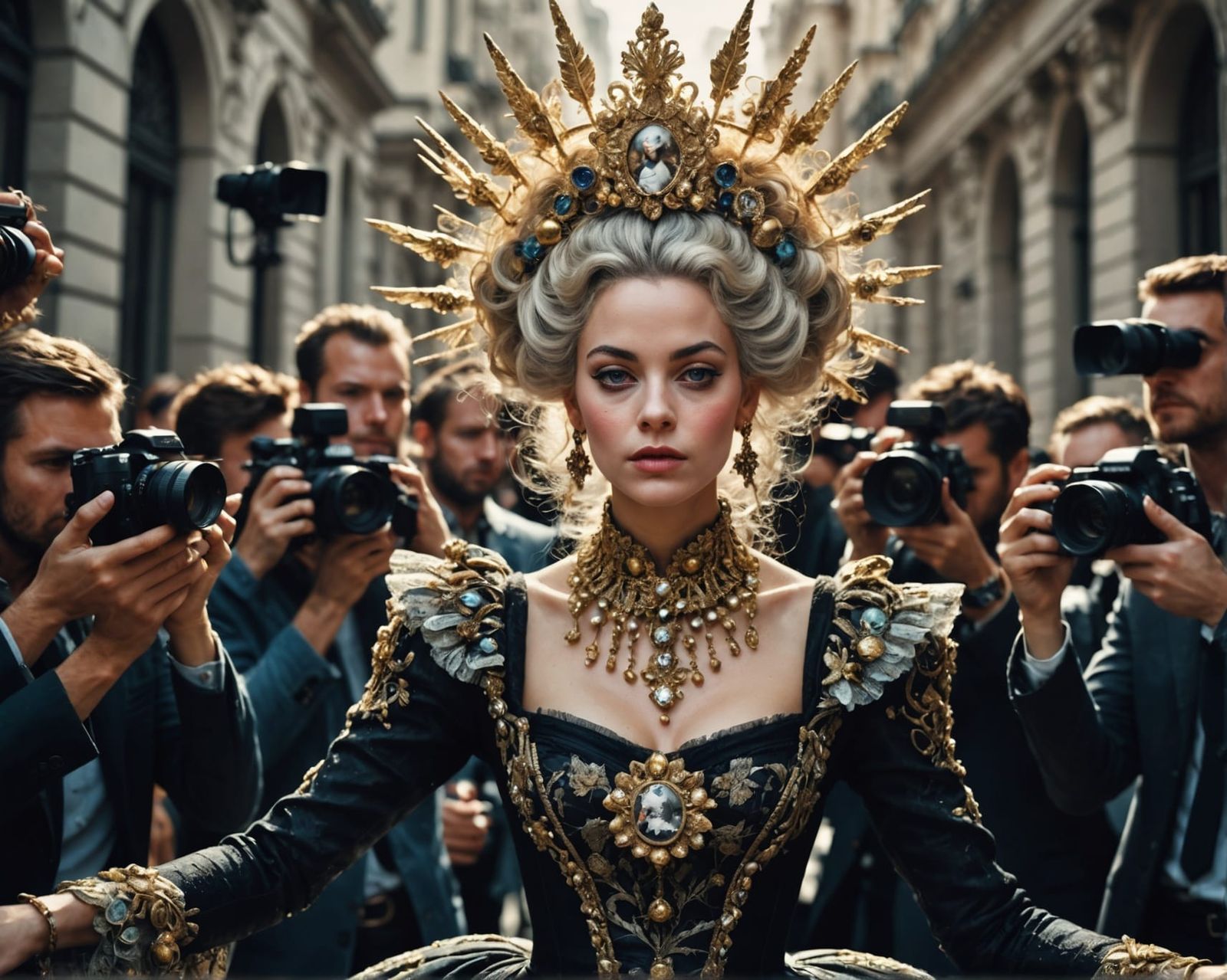 Marie Antoinette Surrounded by Paparazzi