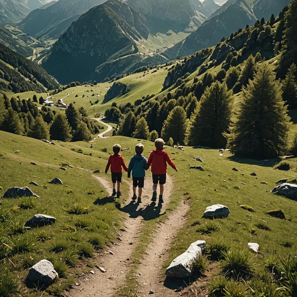 Children's Travel Cinematic Film Still