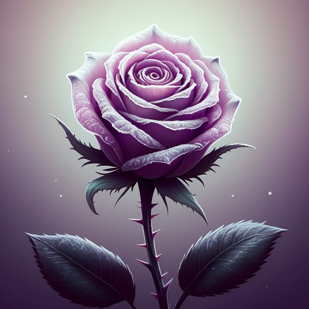 the purple frozen rose Mark Brooks and Dan Mumford, comic bo...