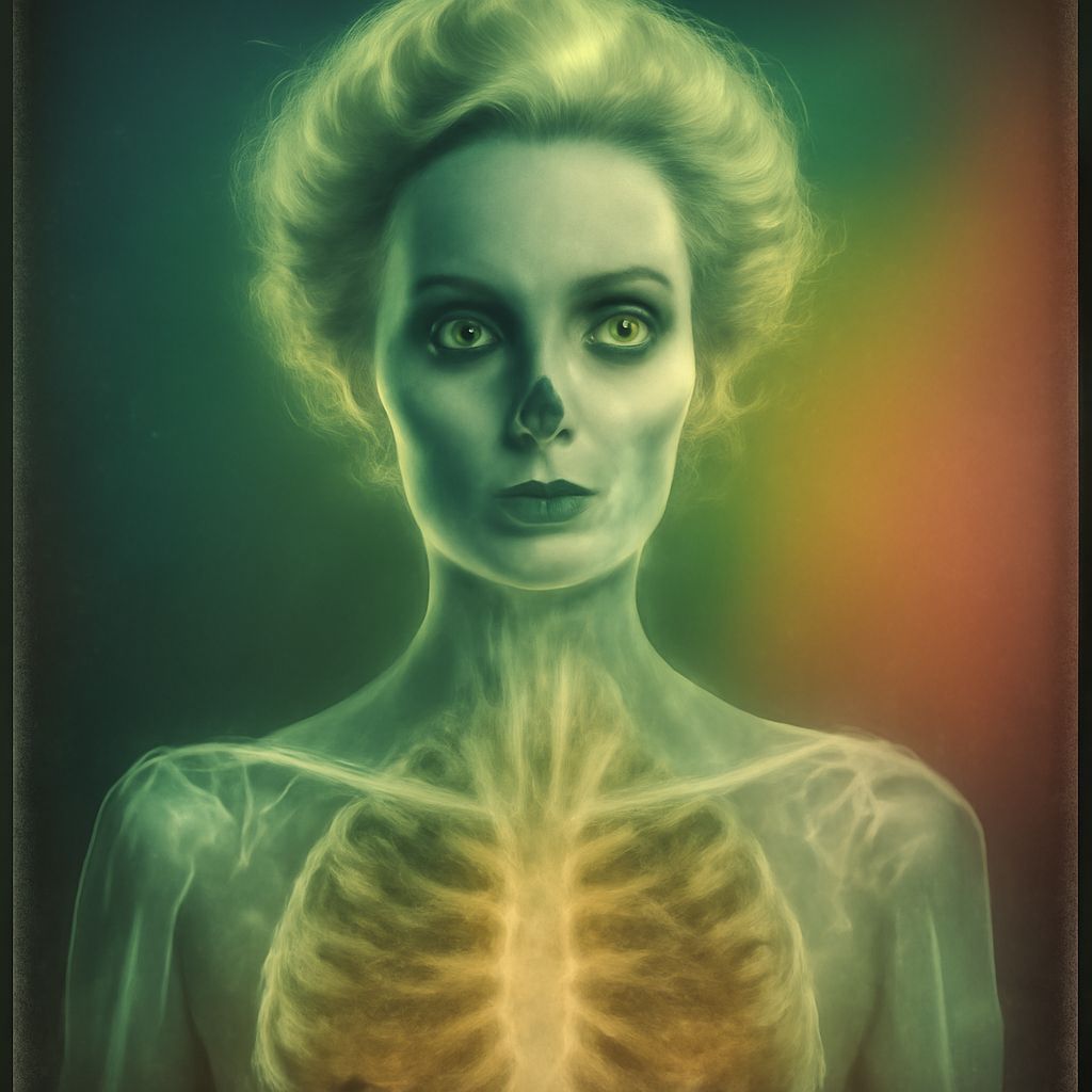 Glassplate -ve Living X-Ray