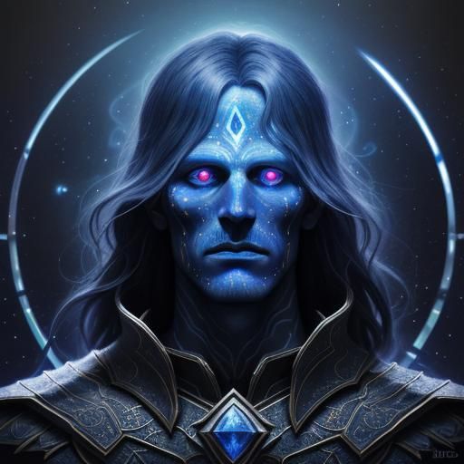 Astral Morgoth: Holographic Cosmic Illustration