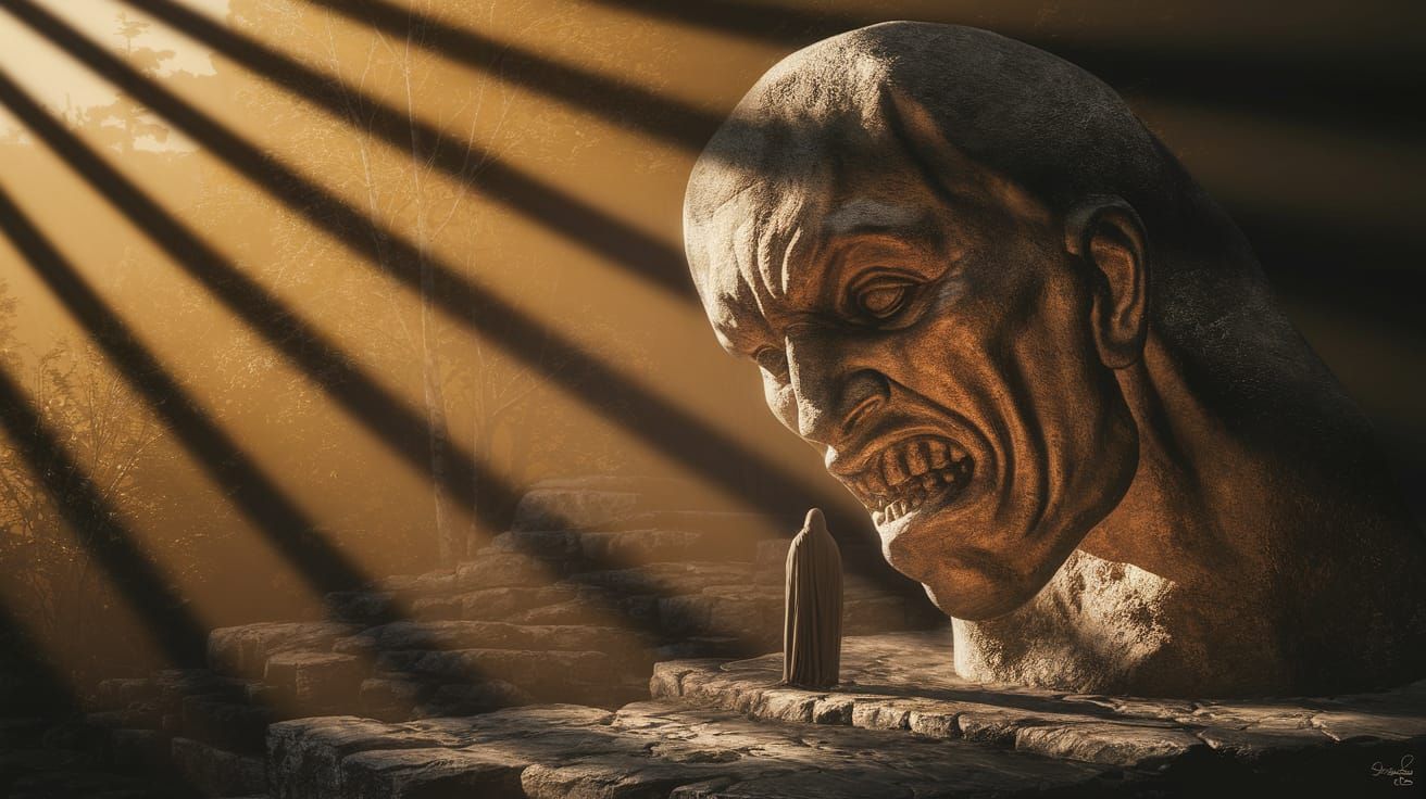 Offering to Moloch: Haunting Digital Art Piece