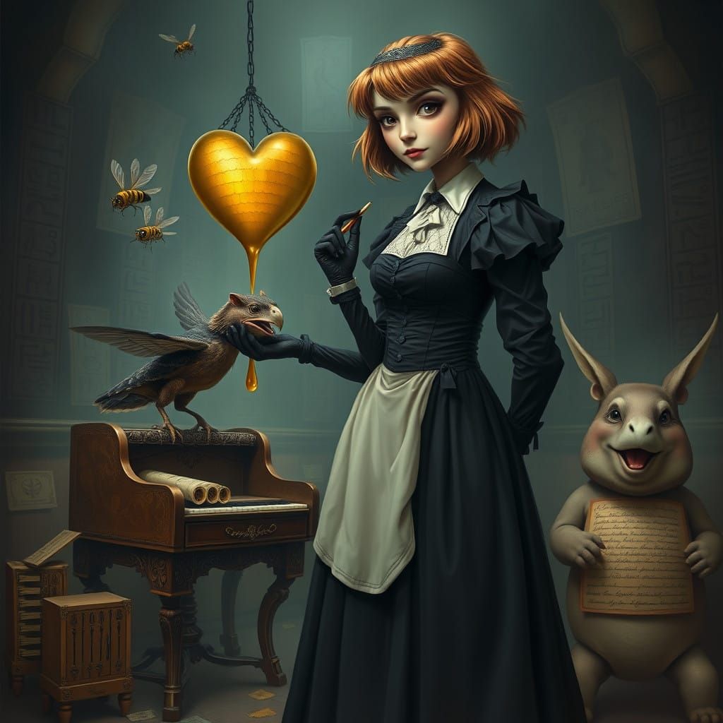 Victorian Headmistress Confronts Horror in Hieroglyphic Hell