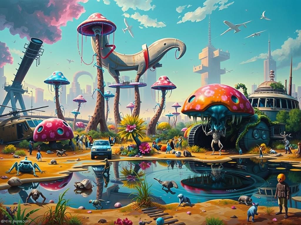 Minneapolis Overgrown: Alien Flora Consumes the City