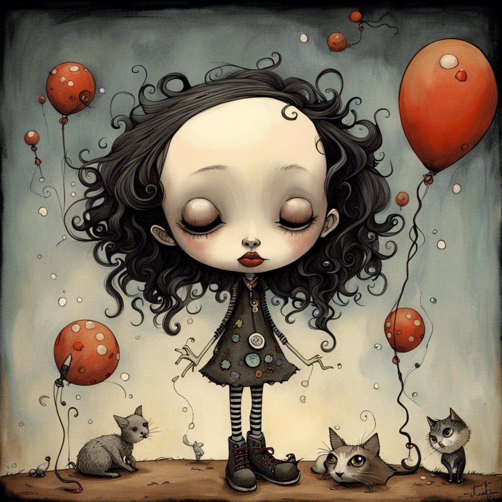 Fantastic Creatures in Dark Fantasy Style