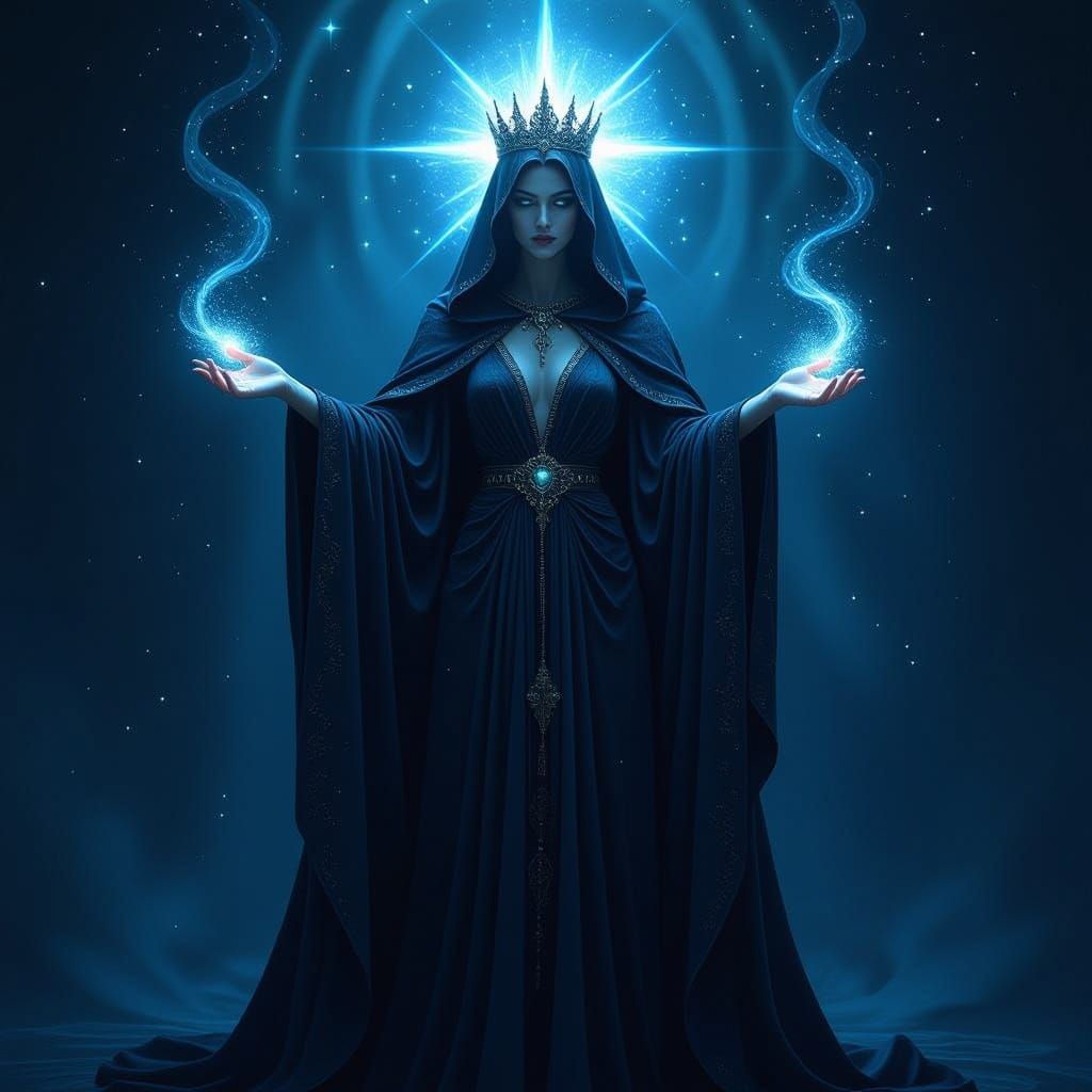Divine Queen of Starlight and Nebulae Protector
