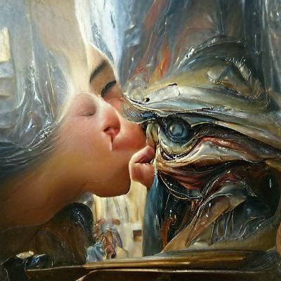 Love at First Sight: Oil Painting