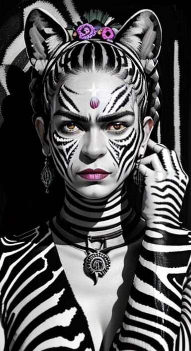 Dark Ages Zebra Goddess in Downtown LA