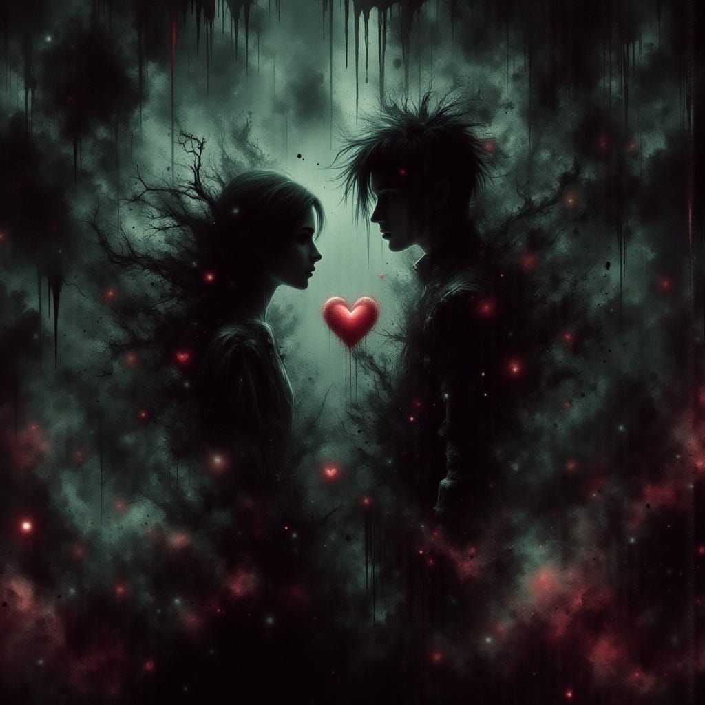 Dramatic Cinematic Film Still of Love's Enduring Power