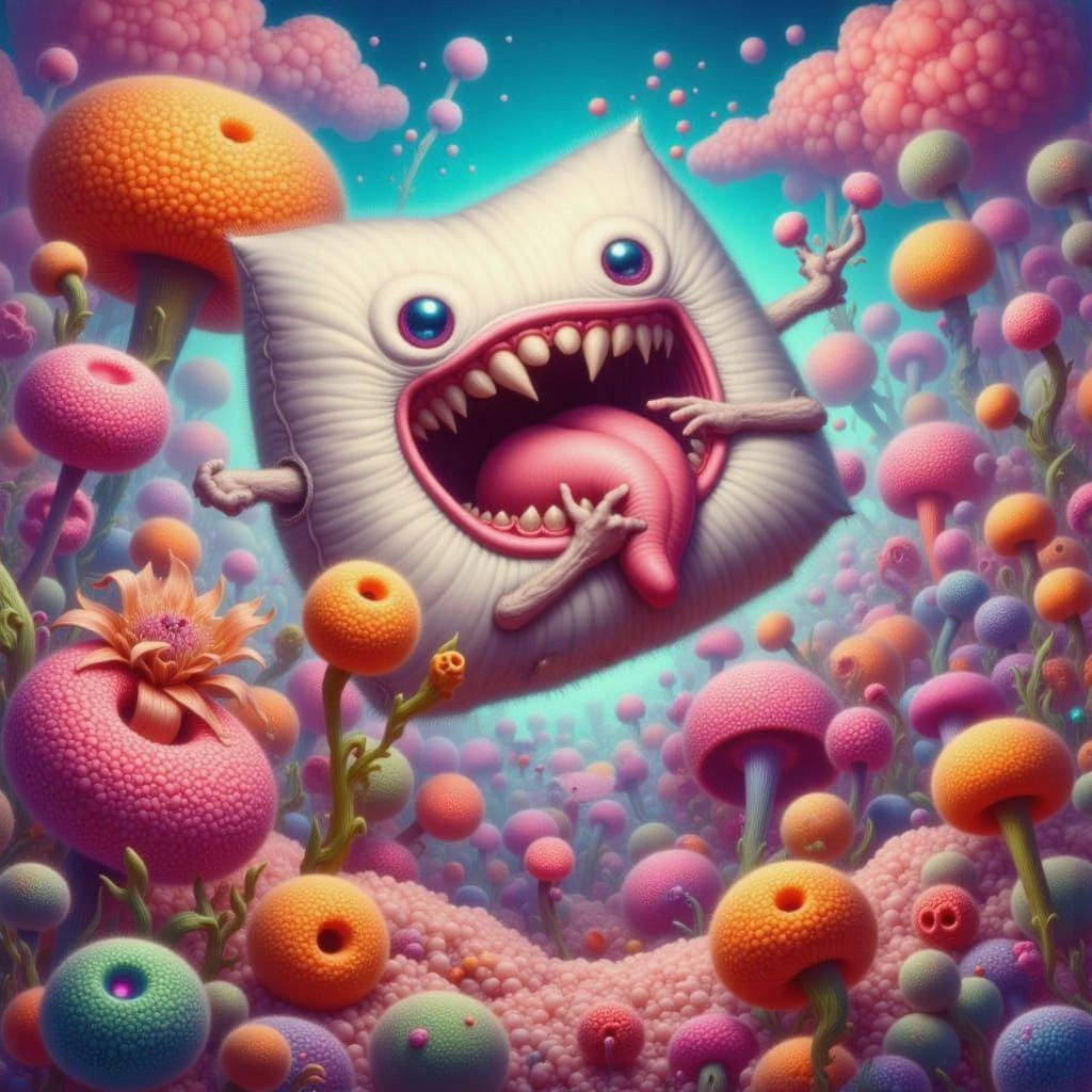 AI Art: Pillow Monsters Collection