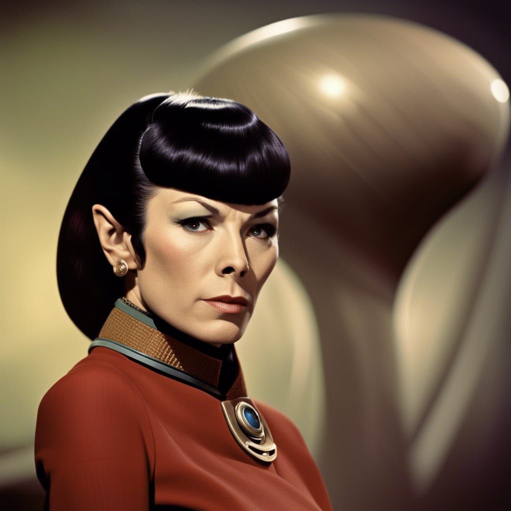 Photographic Portrait of Spock from Star Trek