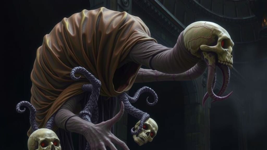 Ethereal Horror in a Cavernous Realm