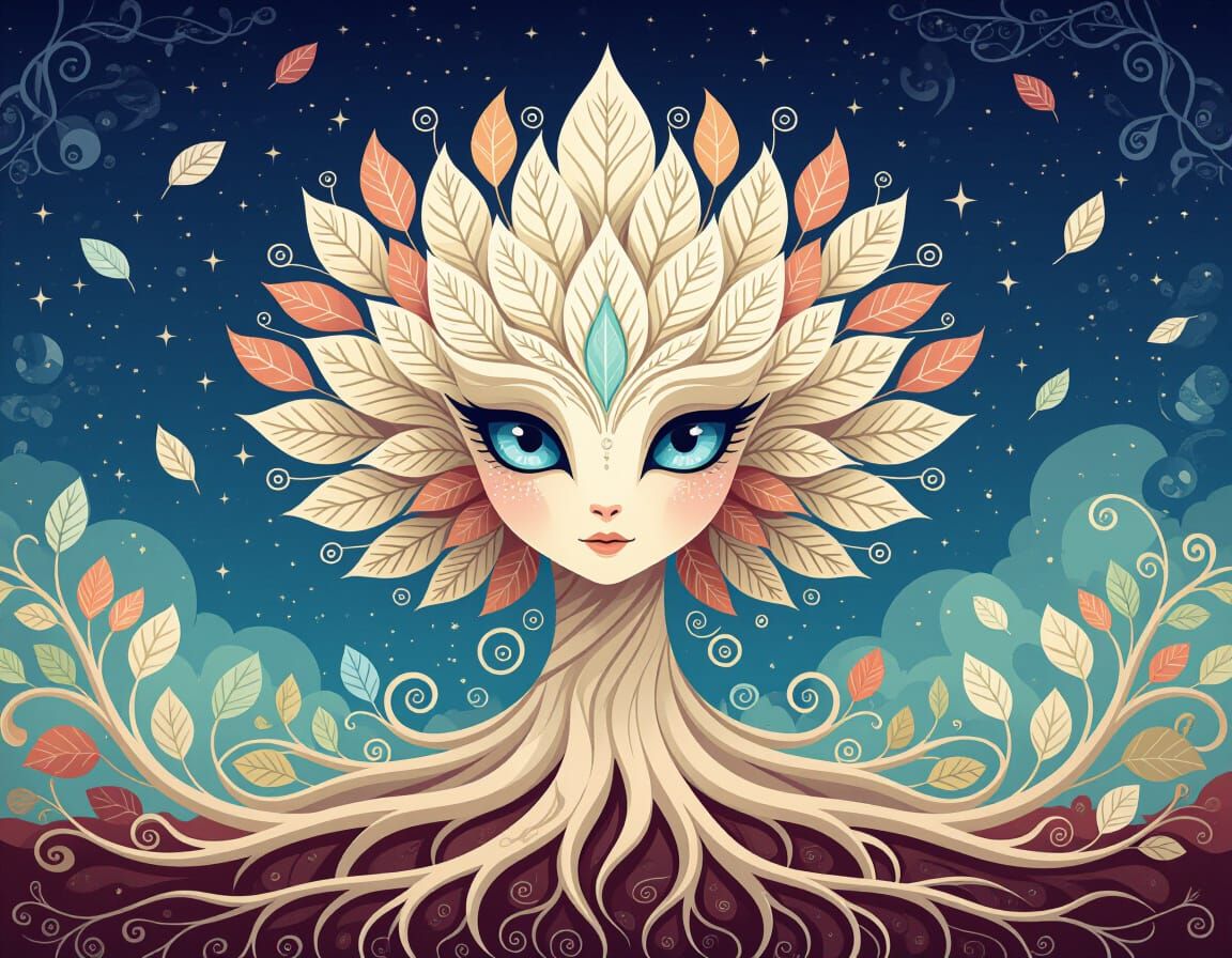 Surreal Creature in Synesthetic Dreamscape