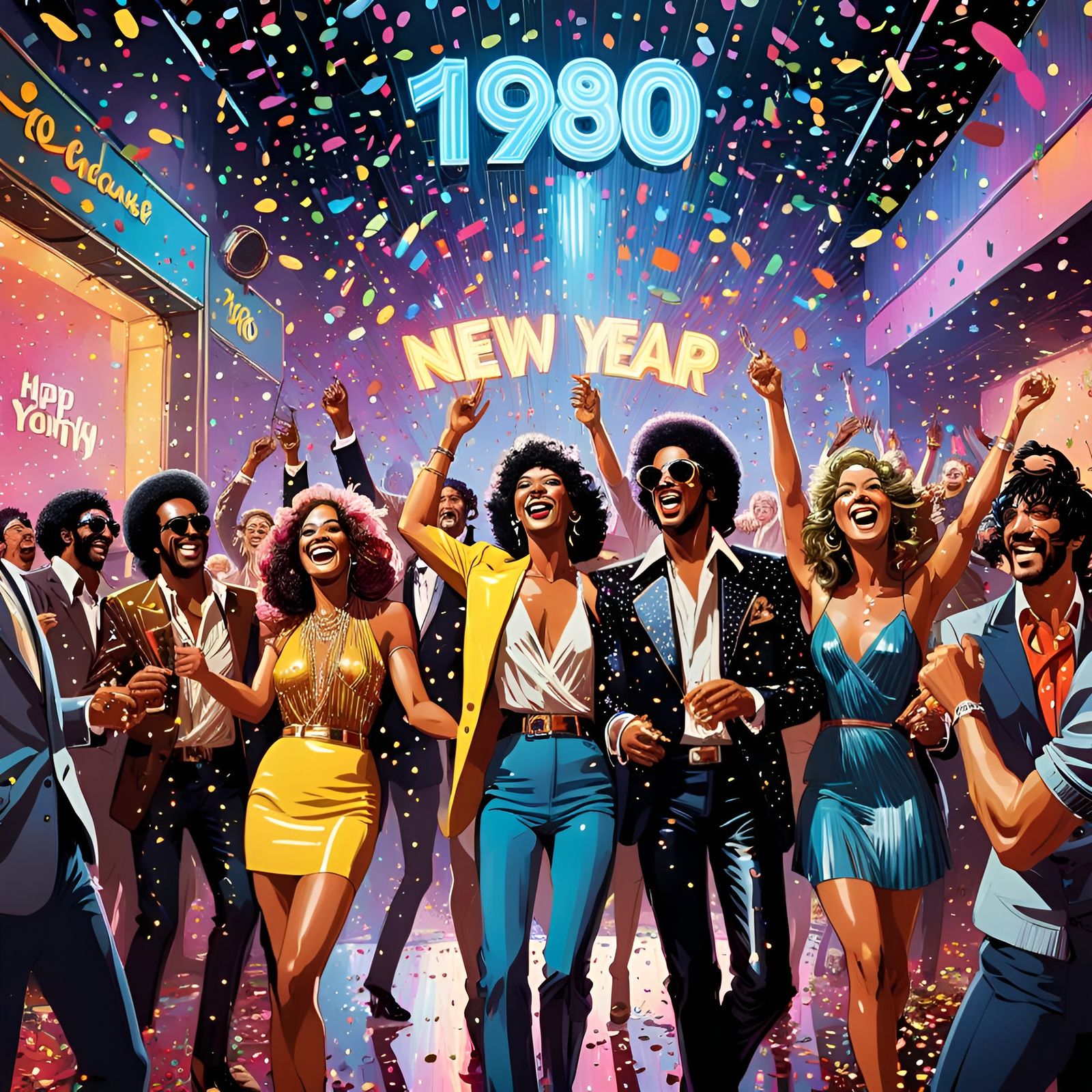 And So The 70s Came To An End... ✨💜🪩🕰️