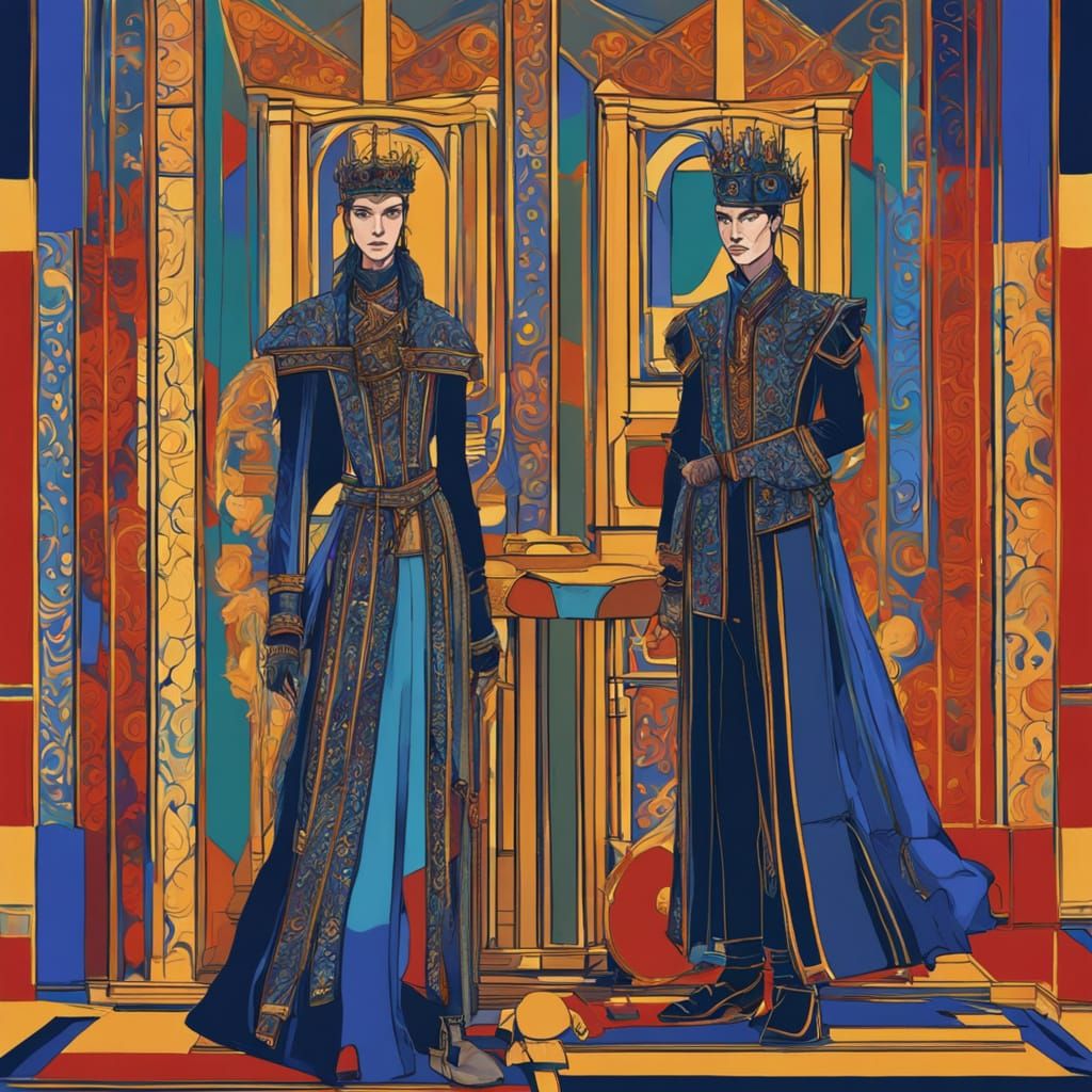 Royalty and Advisor in Harmonious Council