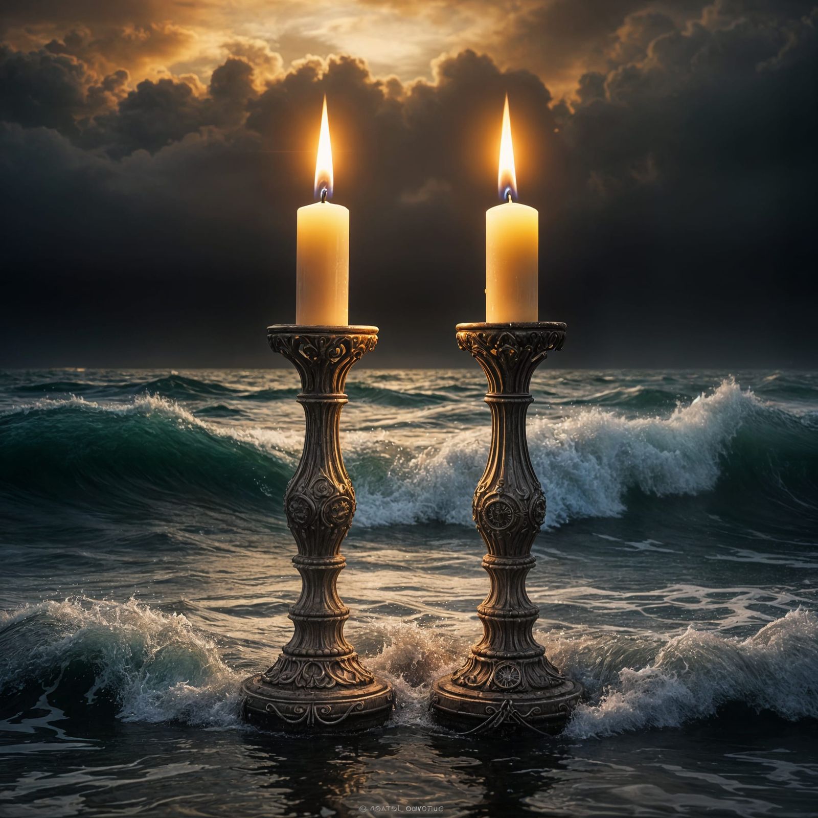 holding the ocean of time