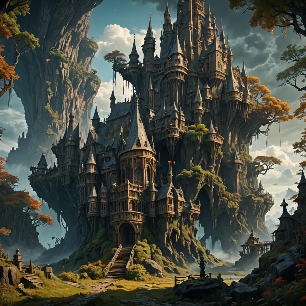 Dark Kiss of Death: Detailed Matte Painting