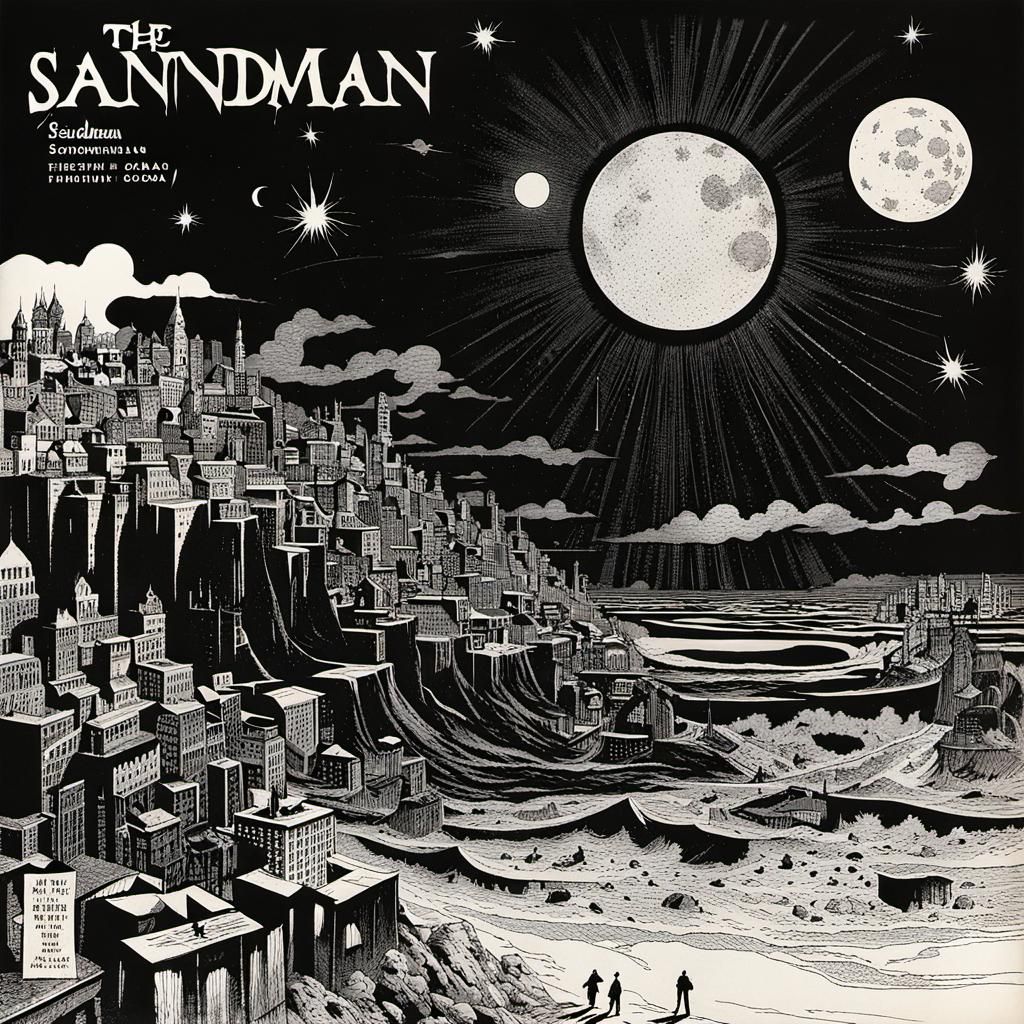 Surreal Cartography of The Sandman's Dreaming