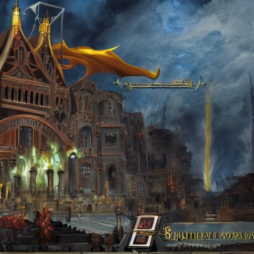 Faust from Guilty Gear: Detailed Matte Painting