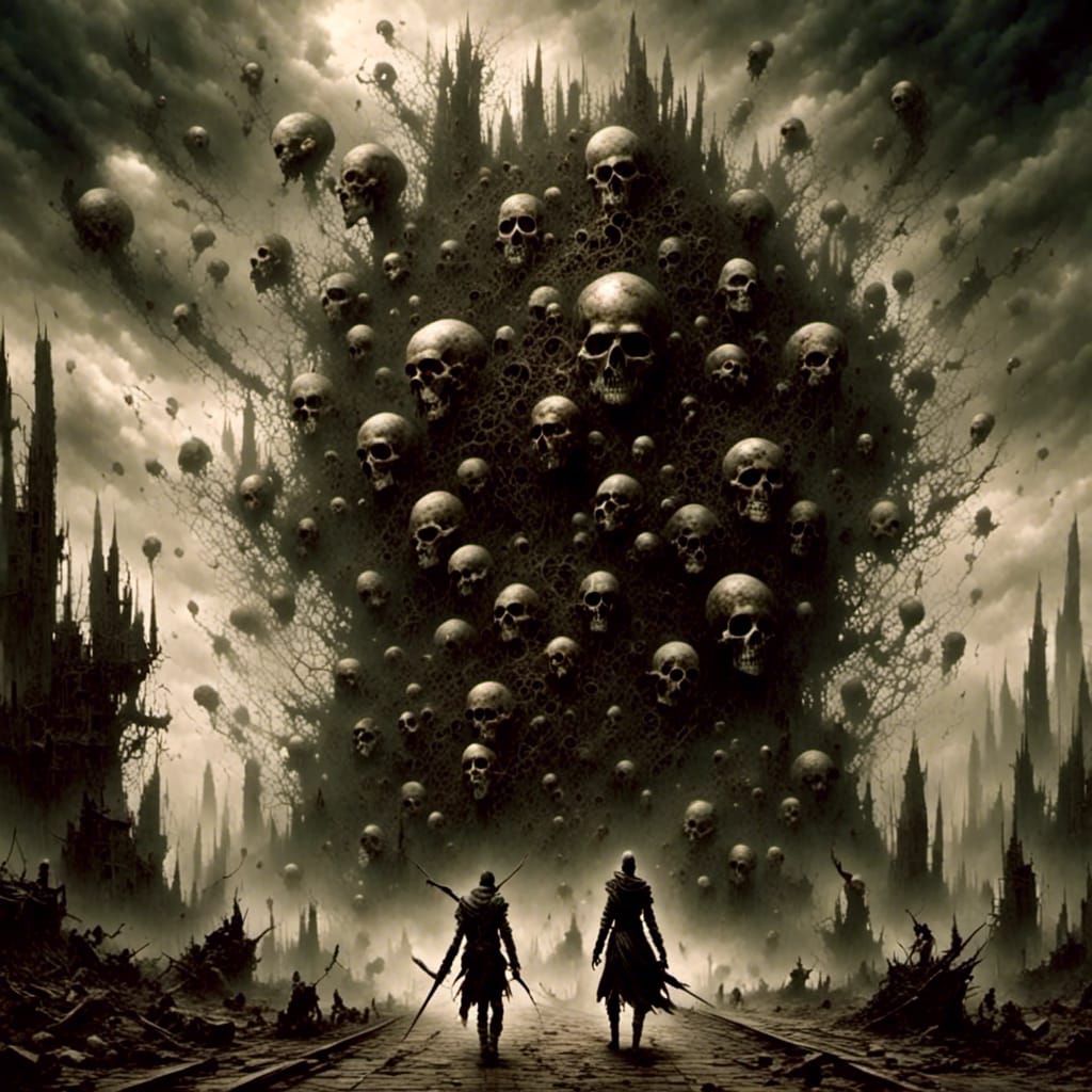 Surreal Horror Warrior in Darkest Eclipse