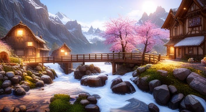 Spring Emerges From Winter: 3D Game Cinematic