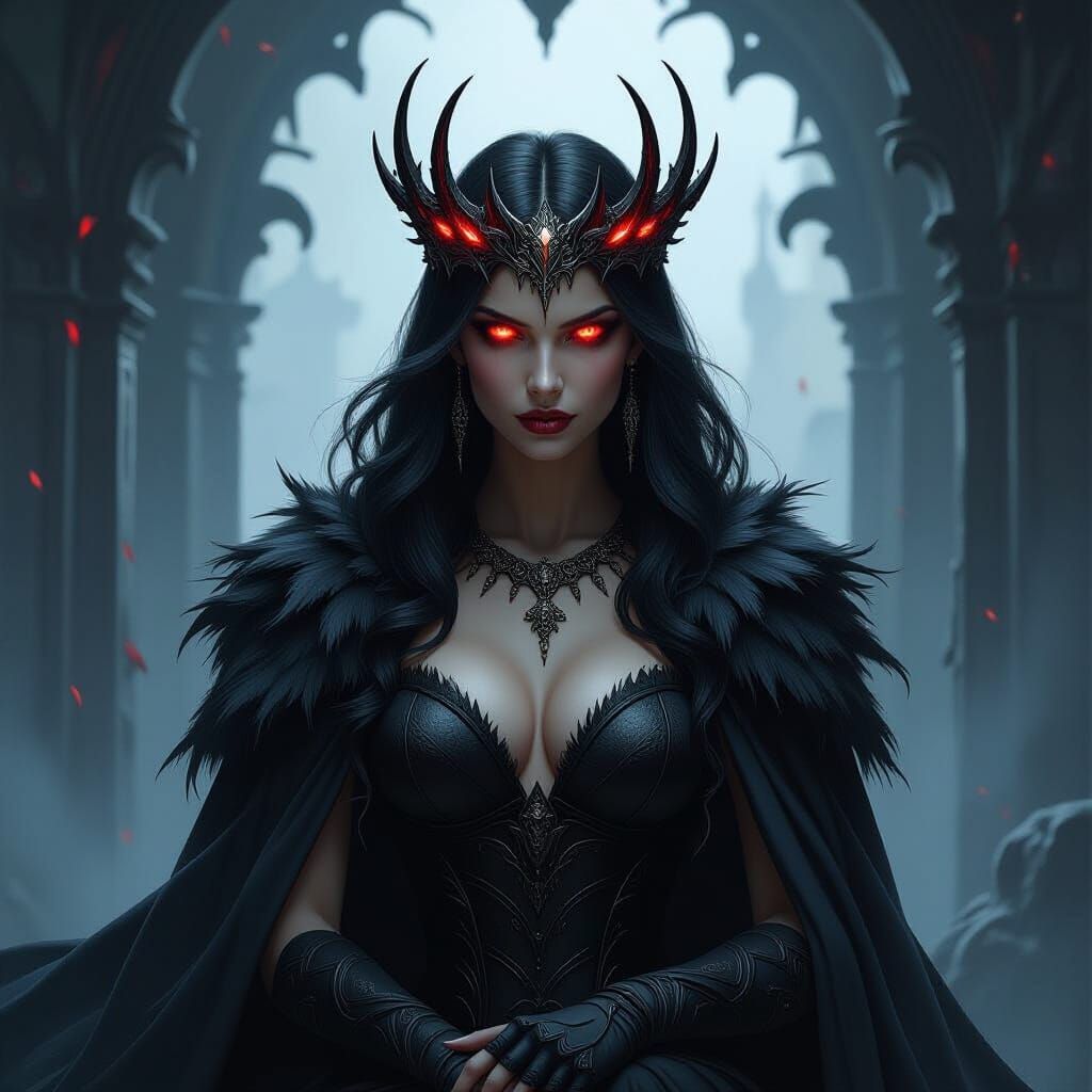 Gothic Fantasy Goddess of Predators