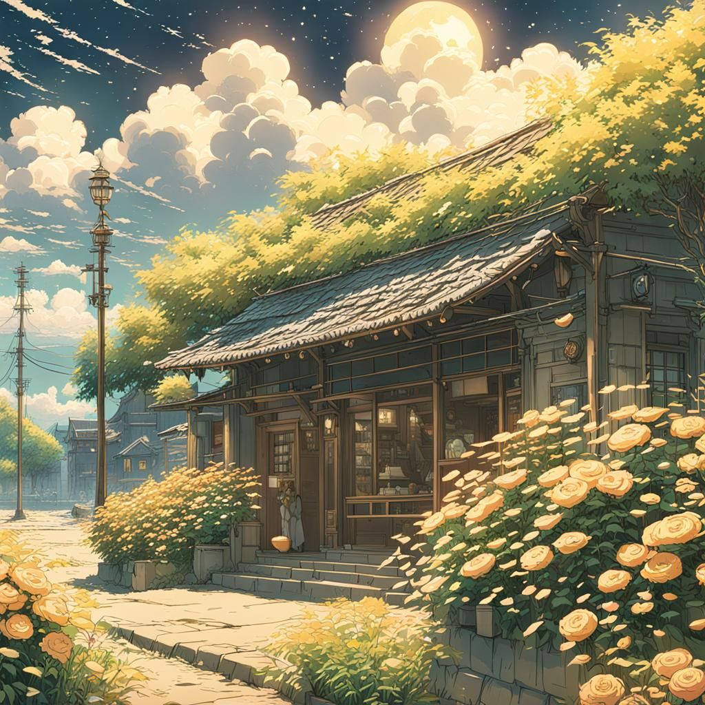 Killers of the Flower Moon: Ghibli Anime Visual
