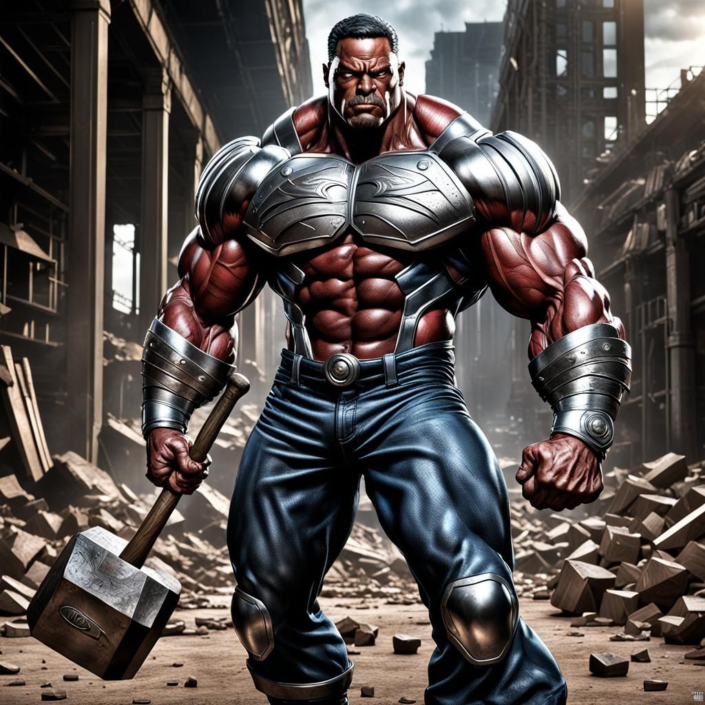 John Henry Irons as Steel with Hammer