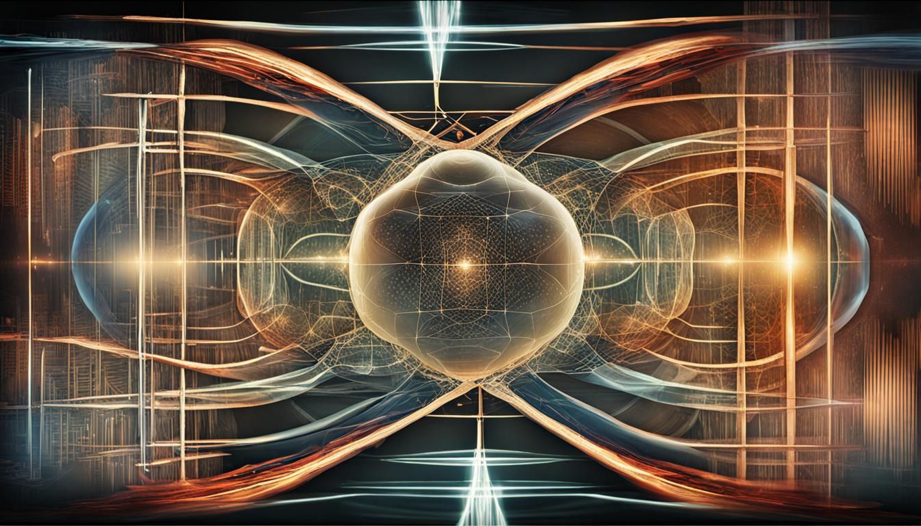 Abstract Quantum Realm Visualized by AI