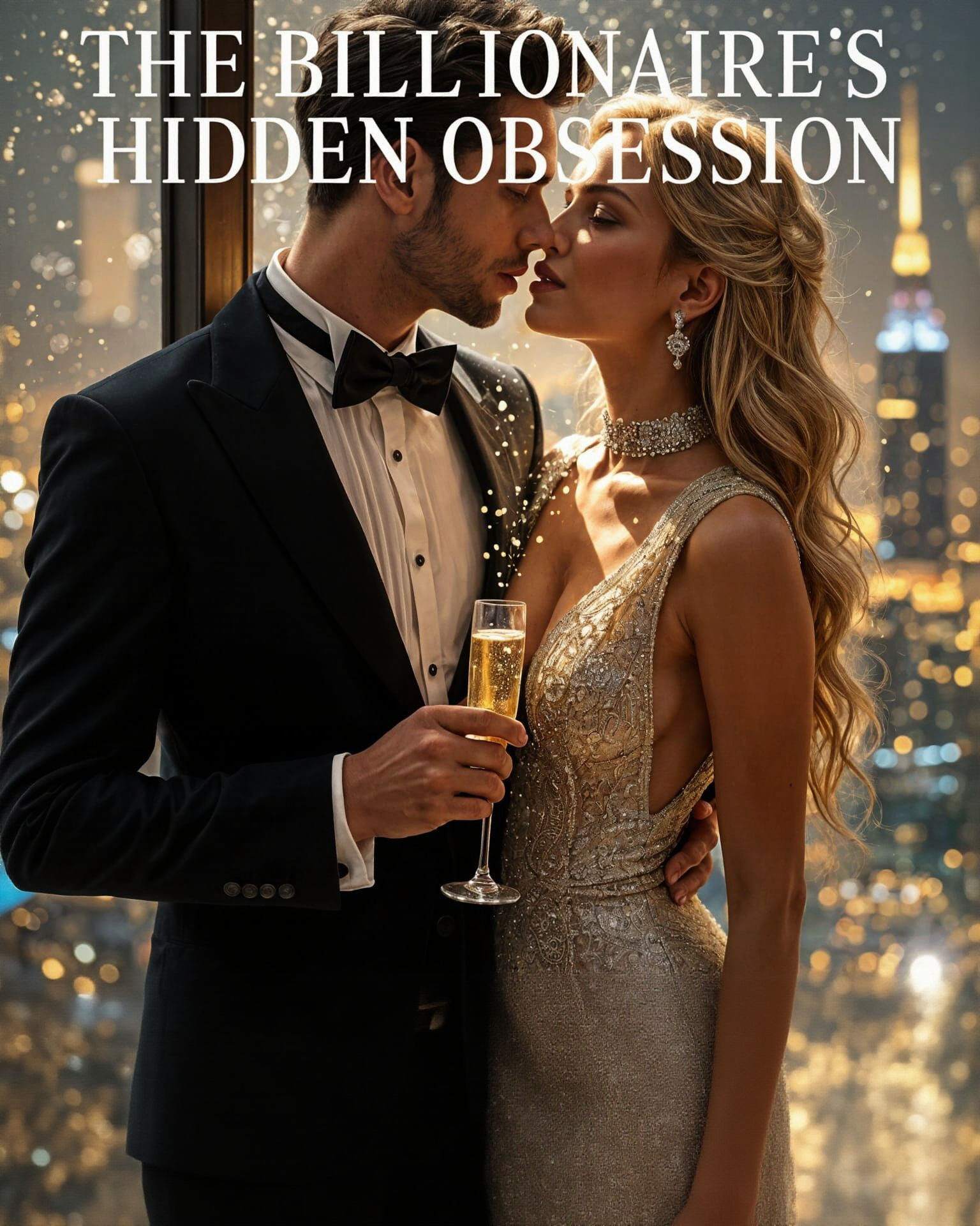 Billionaire's Hidden Obsession: Steamy Romance Novel Cover