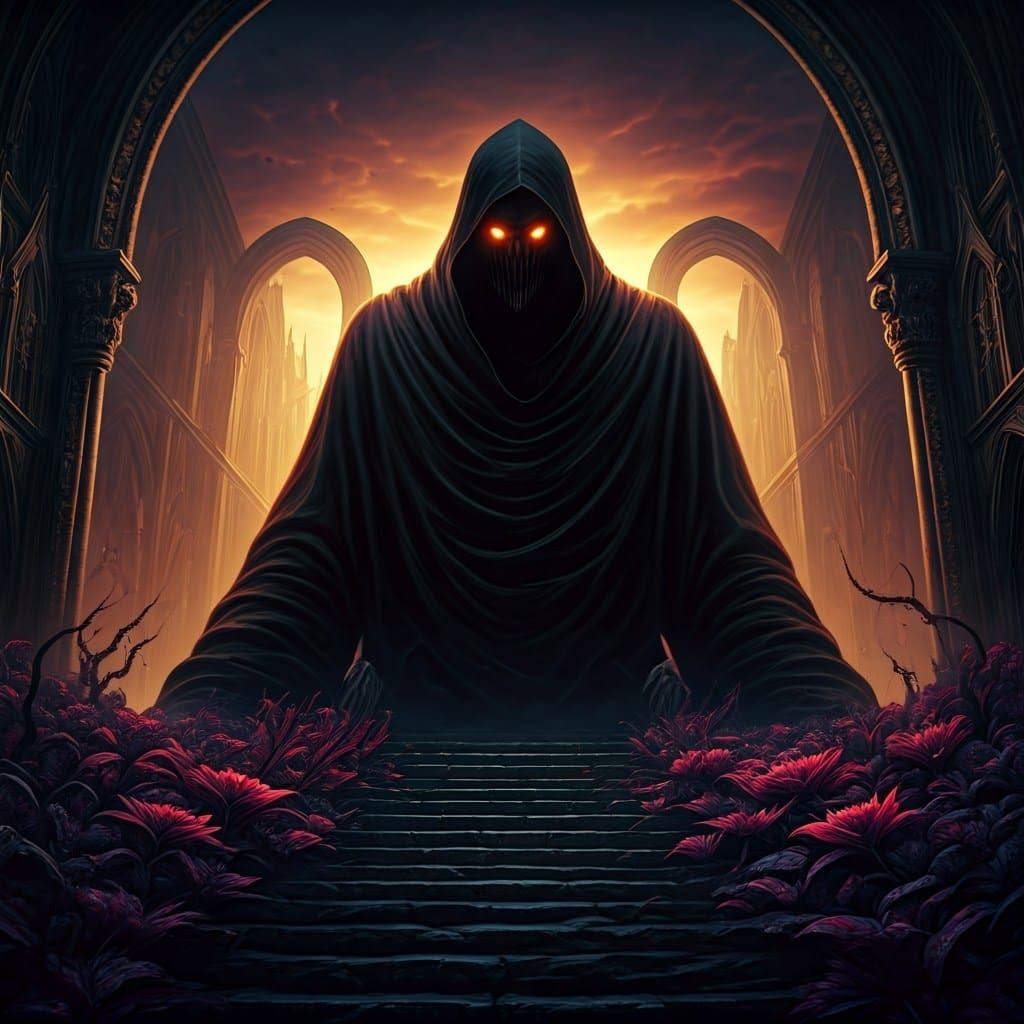 Dark Master of a Haunting Surreal Realm