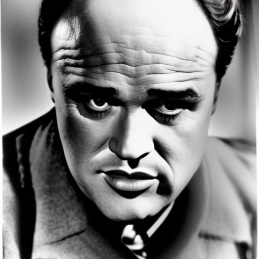 Opposite of Marlon Brando AI Interpretation