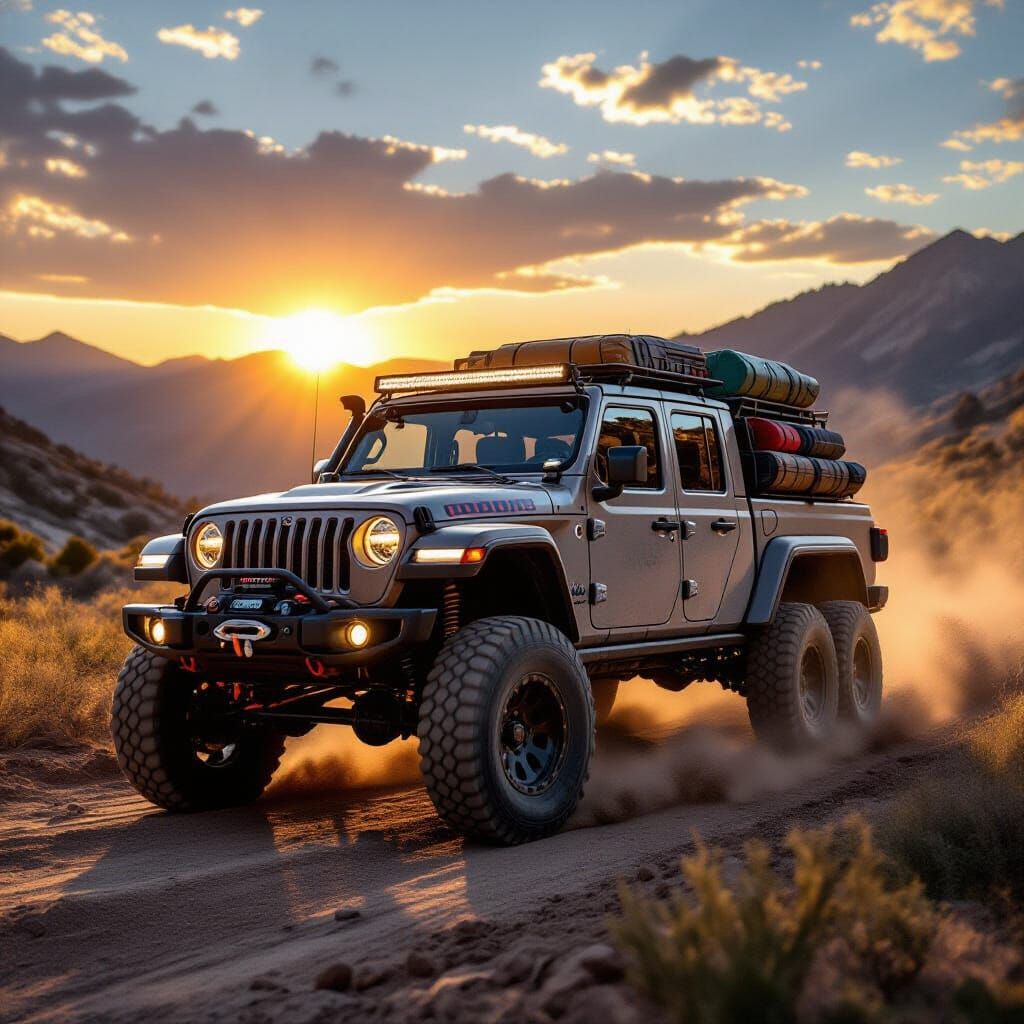 2025 Jeep Gladiator 6x6 Off-Road Adventure